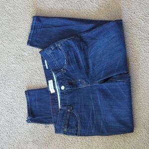 Paper Denim & Cloth Audrey Ankle Zip Dark Wash Denim Ankle Jeans Size 30